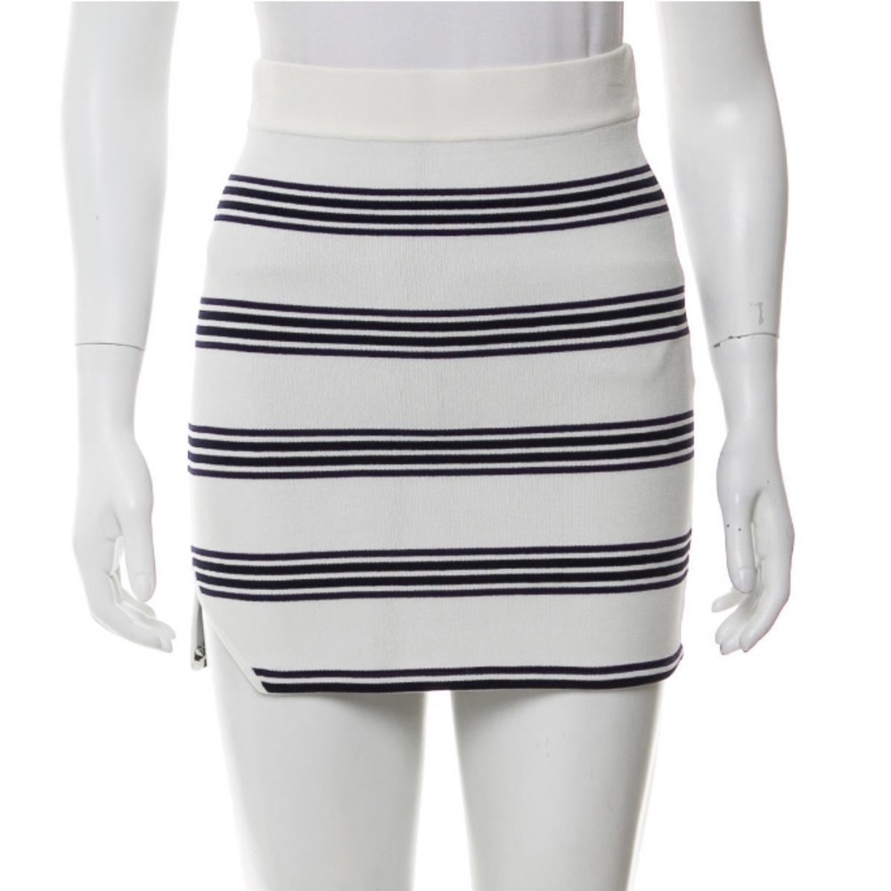 Alive McCall striped bandage skirt